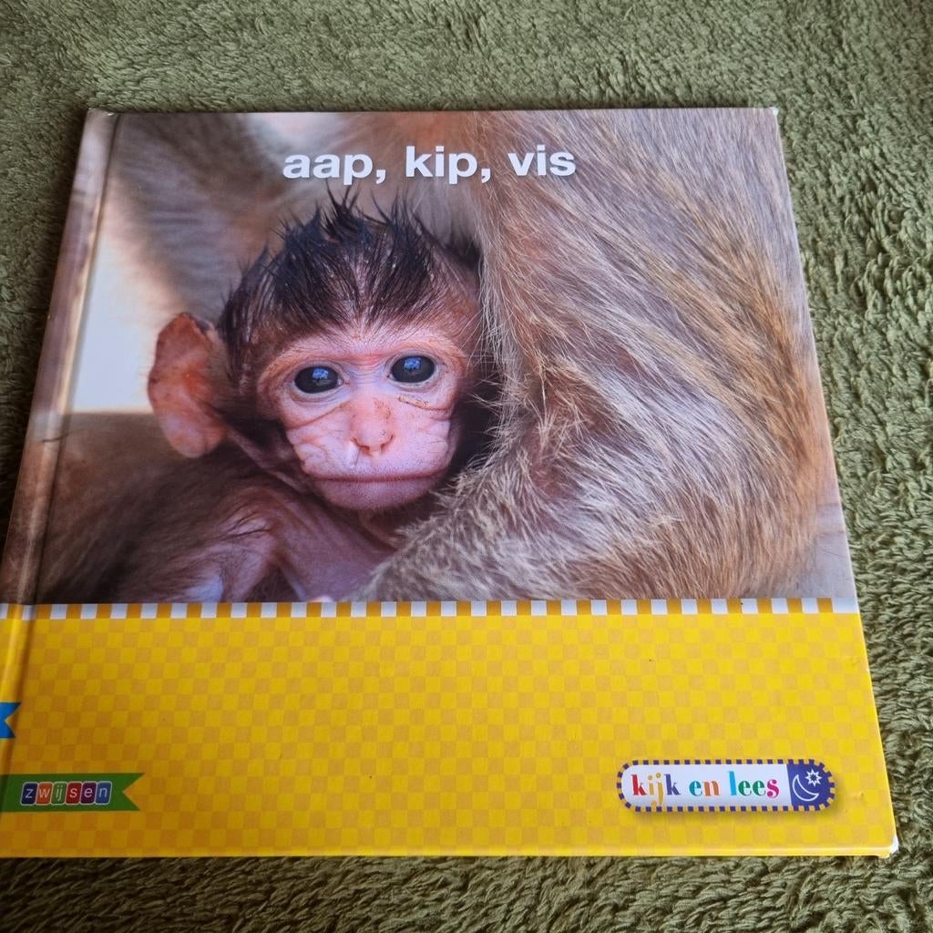 Aap, kip, vis - Veilig leren lezen - kern 2 sterretjes, Boeken, Kinderboeken | Jeugd | onder 10 jaar, Ophalen of Verzenden, Zo goed als nieuw