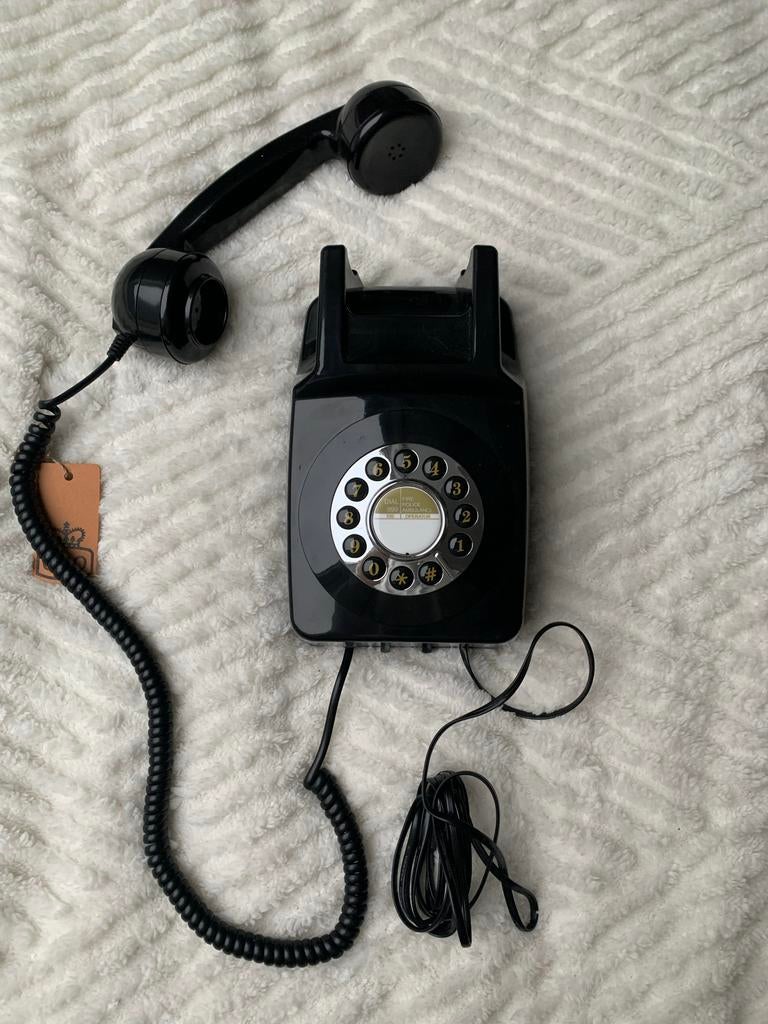 Ouderwetse telefoon met draaischijf, Ophalen of Verzenden, Nieuw, 1 handset