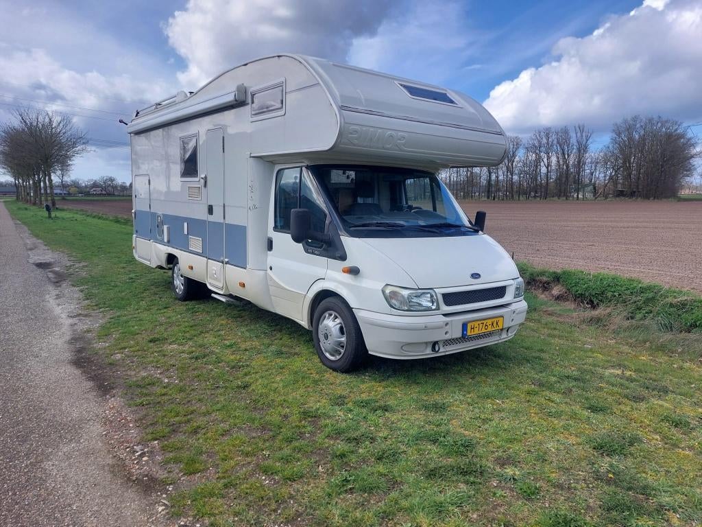 camper ford rimor , voor grote mensen, Caravans en Kamperen, Campers, Particulier, Ford, Half-integraal, Handgeschakeld
