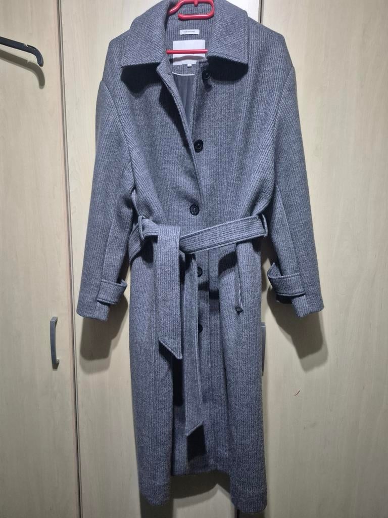 Nieuwe Tom Tailor wollen jas - Maat L, Maat 42/44 (L), Nieuw, Grijs, Tom Tailor