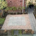 Gratis tegels oud hollands betontegel uiverstone bestrating, Ophalen, Gebruikt, 10 m² of meer, Beton