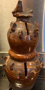 Antieke Spaarpot Engeland in de vorm van vogelhuis 19e eeuws, Antiek en Kunst, Antiek | Keramiek en Aardewerk, Verzenden