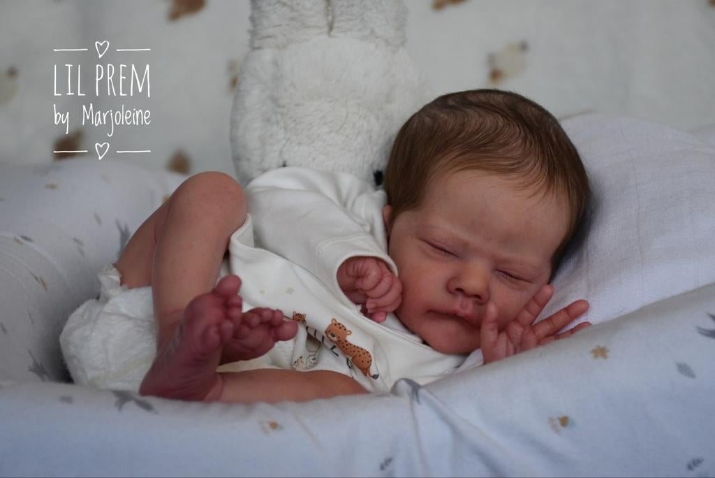 Reborn Lil Prem LLE, by Marjoleine, Verzamelen, Poppen, Ophalen of Verzenden