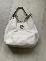 Michael Kors witte leren tas, Sieraden, Tassen en Uiterlijk, Tassen | Damestassen, Ophalen of Verzenden, Zo goed als nieuw, Wit