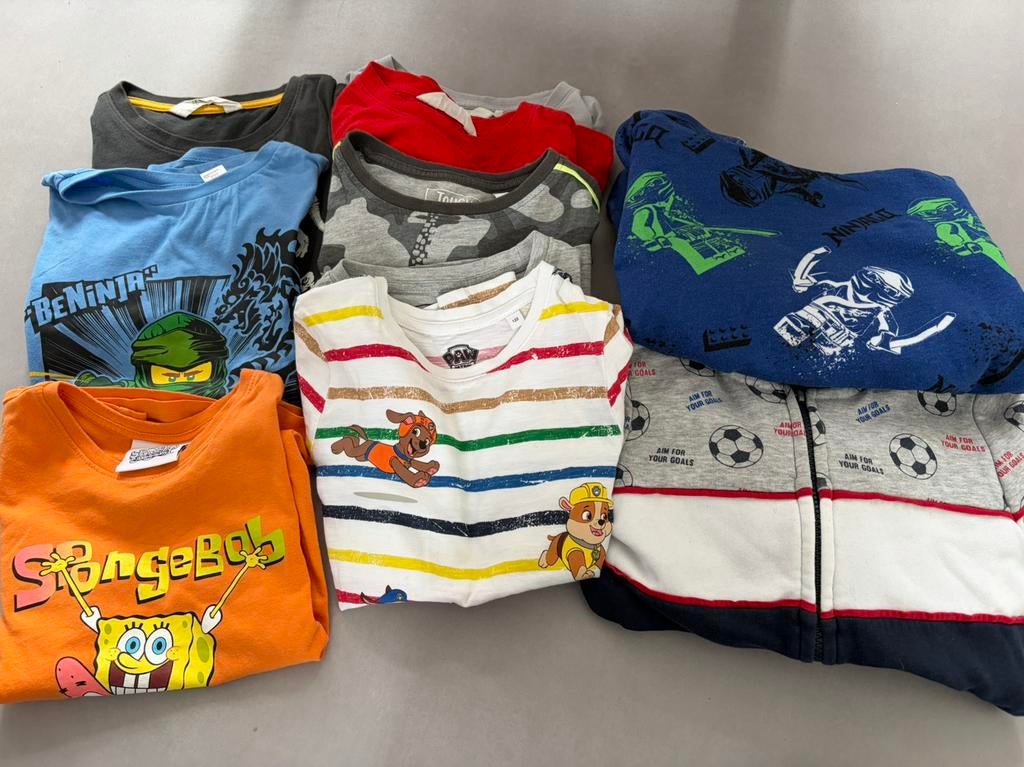 Kleding jongens maat 122 en 122/128, Ophalen, Gebruikt, Maat 128