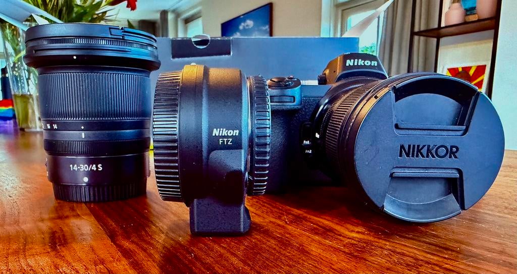 Nikon Z7 - Set: 24-70mm + 14-30mm S-Line | (<20k clicks), Ophalen, Compact, Zo goed als nieuw, 4 t/m 7 keer