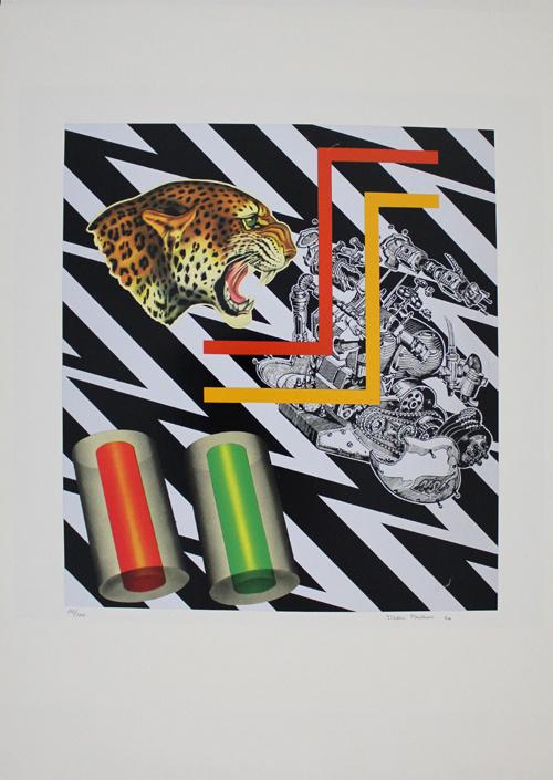 Peter Phillips(1939) Kl Zeefdruk " Leolocation " Ges Gen Ged, Ophalen of Verzenden