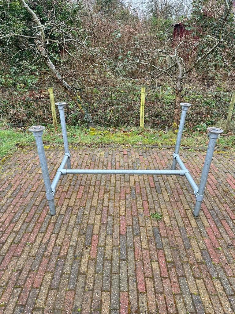 Onderstel buitentafel, Tuin en Terras, Ophalen, Zo goed als nieuw, Rechthoekig, Hout