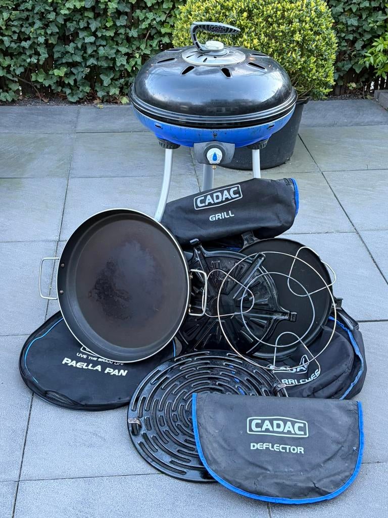 Cadac Carri Chef skottel braai met paella pan, Tuin en Terras, Gasbarbecues, Ophalen, Gebruikt