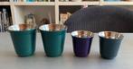 4x Nespresso Pixie cups; 2x Lungo, 2x Espresso; €10,00 p/s, Overige materialen, Ophalen of Verzenden, Zo goed als nieuw, Overige stijlen