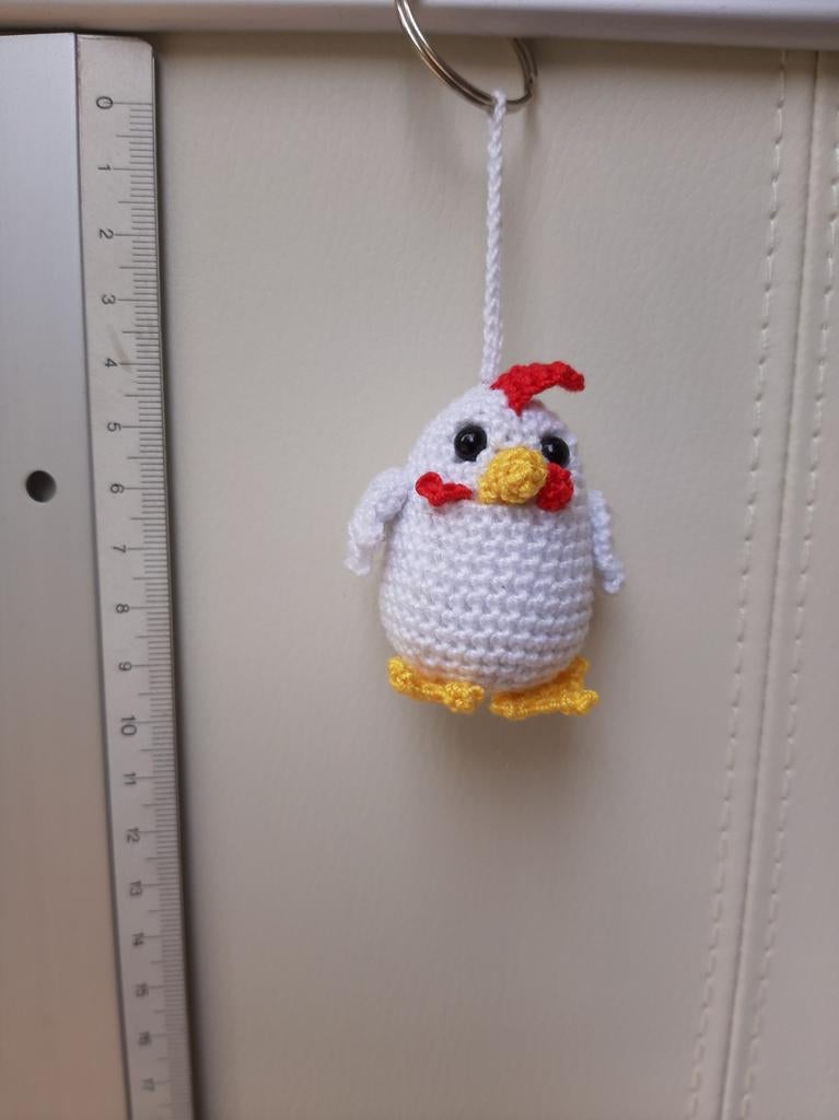 Sleutelhanger kip, Verzenden, Nieuw