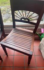 Mooie teak houten eetkamerstoelen (6x), Ophalen, Bruin, Vintage, Zo goed als nieuw