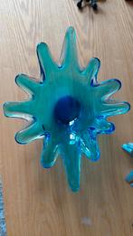 Blauw Glazen Murano Schaal, Ophalen