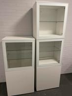 2 x IKEA Besta Kasten (Glassvik/Lappviken deuren), Huis en Inrichting, Ophalen, 50 tot 100 cm, Zo goed als nieuw, Minder dan 100 cm