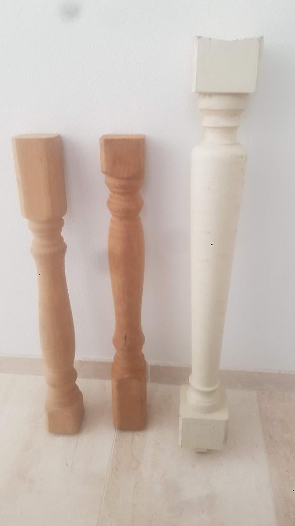 3 houten mallen draaibank spijlen trapspil strapspijl hout, Ophalen of Verzenden, Nieuw, Overige typen, 500 tot 1000 mm