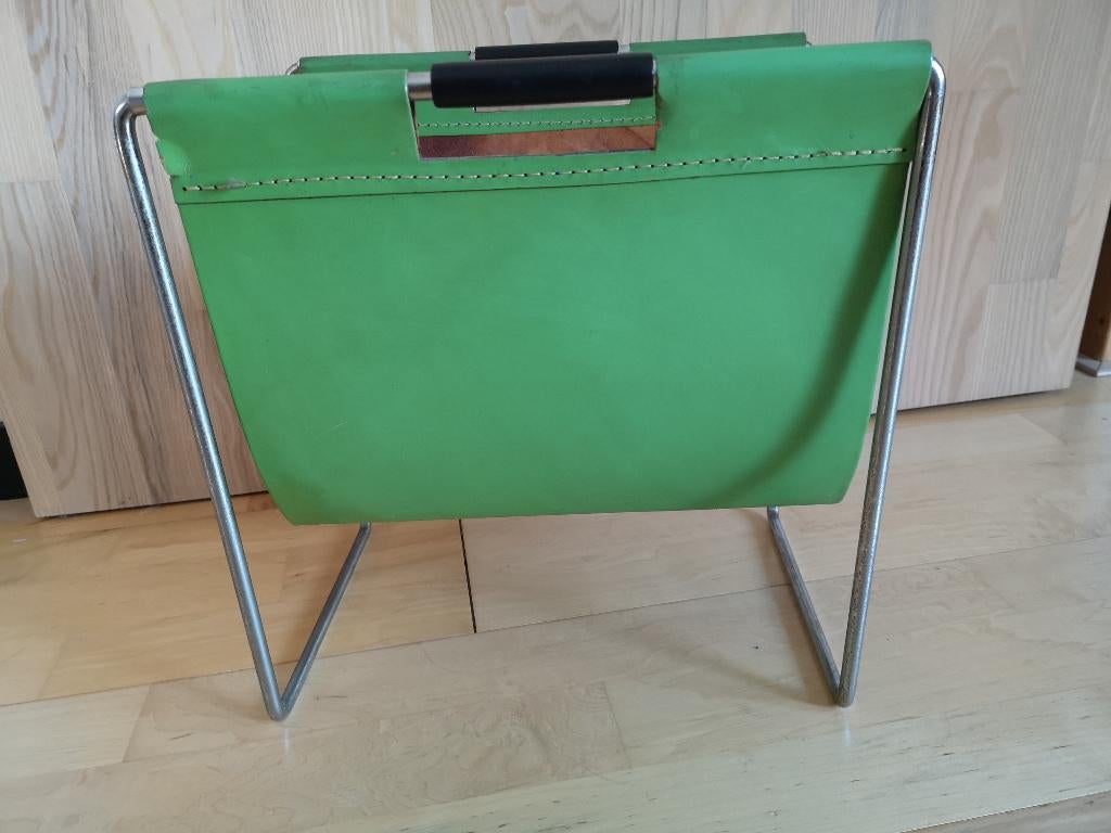 Brabantia Lectuurbak Dadime felgroen verchroomde buis, Huis en Inrichting, Woonaccessoires | Krantenbakken en Lectuurbakken, Ophalen of Verzenden