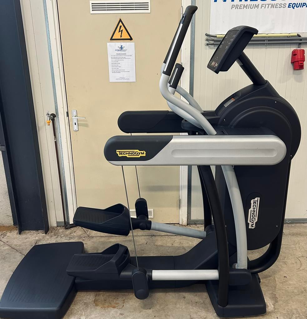 Technogym Vario Excite+ 1000 LED Crosstrainer /Stepper Black, Ophalen of Verzenden, Zo goed als nieuw, Crosstrainer