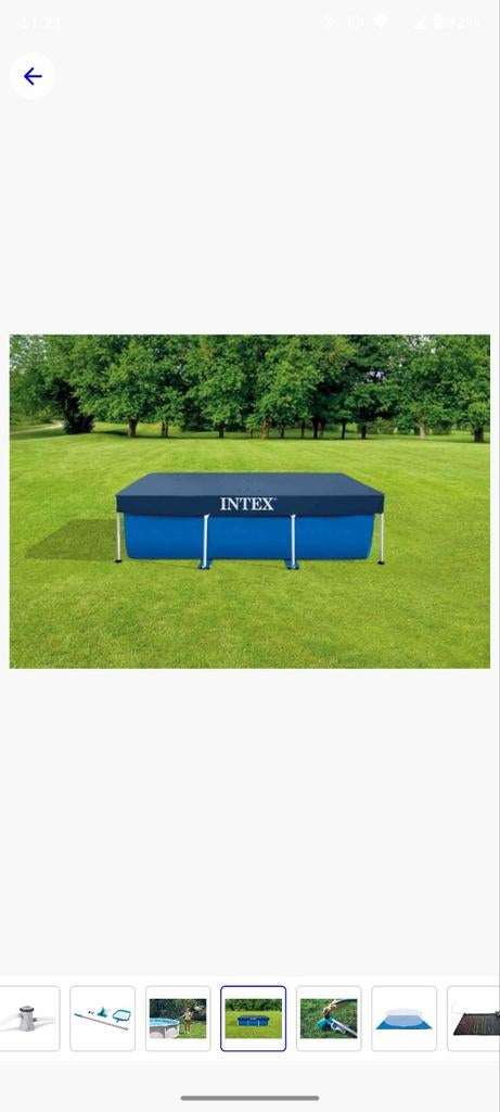 Intex Frame Pool Rechthoekig 260x160x65 Zwembad Pakket, Tuin en Terras, Zwembaden, Minder dan 80 cm, Nieuw, Ophalen of Verzenden
