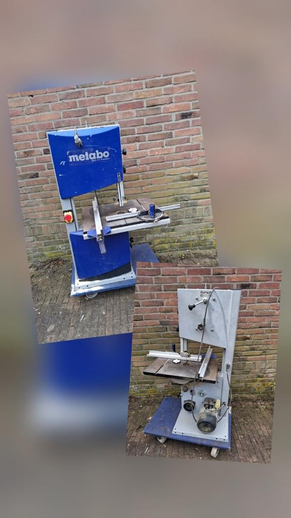 METABO bas317 precision lintzaag, Ophalen, Minder dan 600 watt, Lintzaag, 70 mm of meer