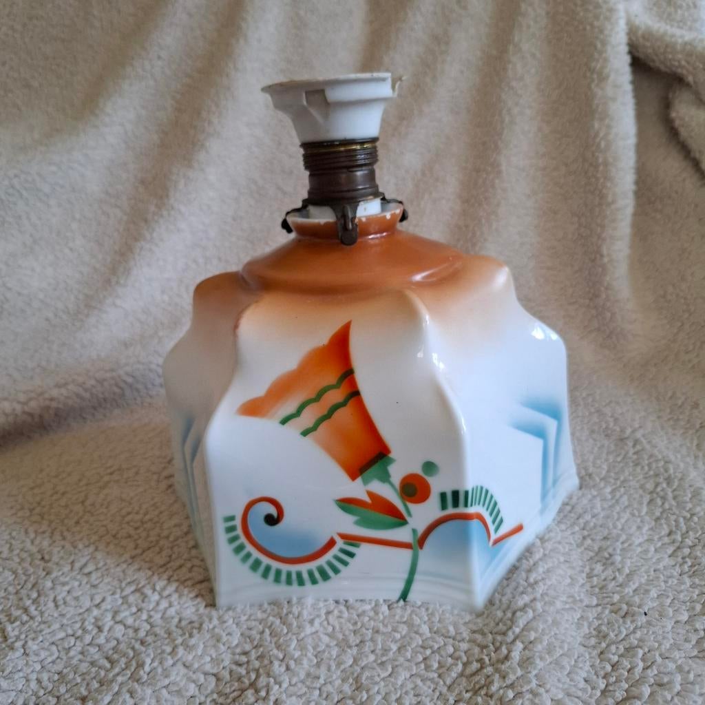 Glazen jaren 60 lampenkappen, Ophalen, Glas