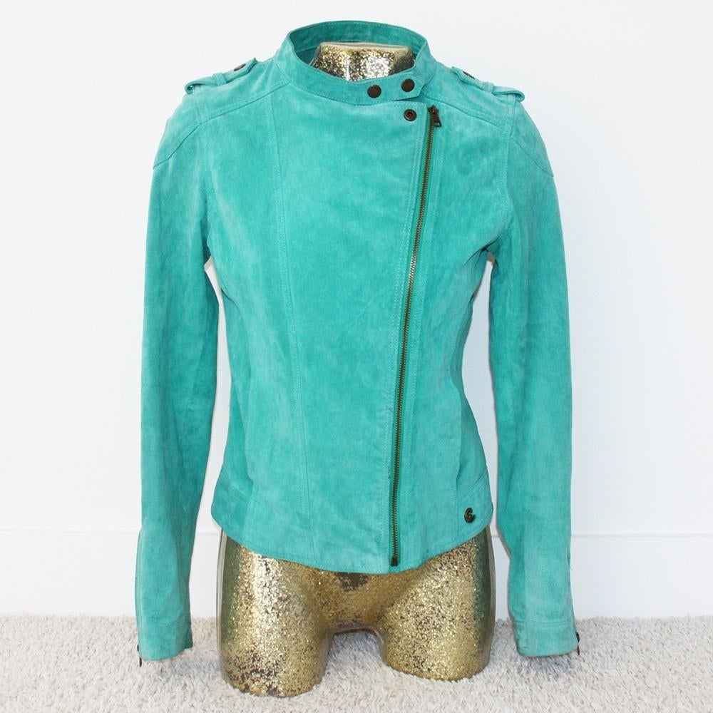 Prachtige Suede Silver Creek Jas 1 (Maat 36) € 45,-, Overige kleuren, Silver Creek, Ophalen of Verzenden, Zo goed als nieuw