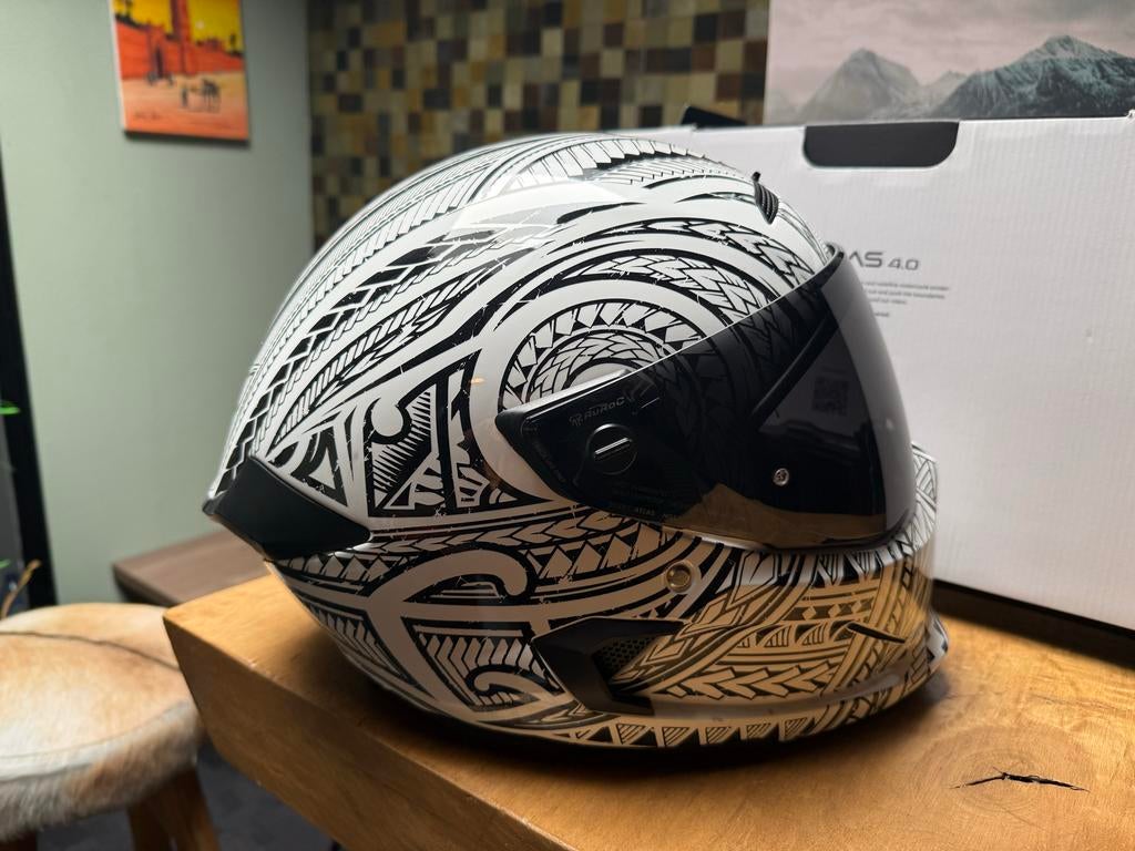 Ruroc Atlas 4.0 helm maat m/l 58/60, Ophalen of Verzenden, Tweedehands, Integraalhelm, Overige merken