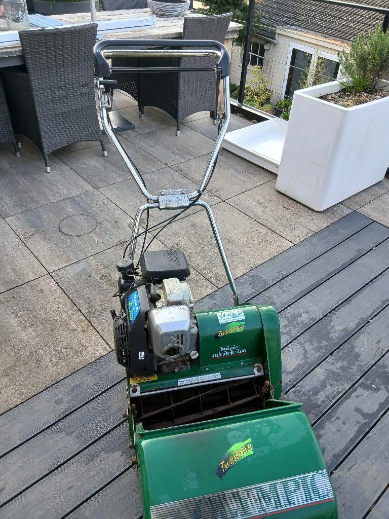 Benzinemaaier Masport Olympic, Honda GC 135 4.0 motor, Ophalen, Honda grasmaaier, Gebruikt, Benzine-grasmaaier