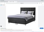 Boxspring, Ophalen, Gebruikt, Zwart, Tweepersoons