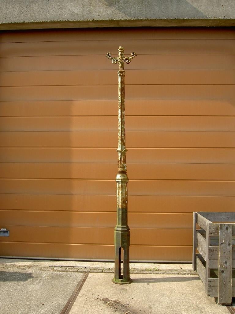 Antieke Lantaarnpalen, Tuin en Terras, Buitenverlichting, Gebruikt, Staande lamp, Ophalen of Verzenden, Netvoeding