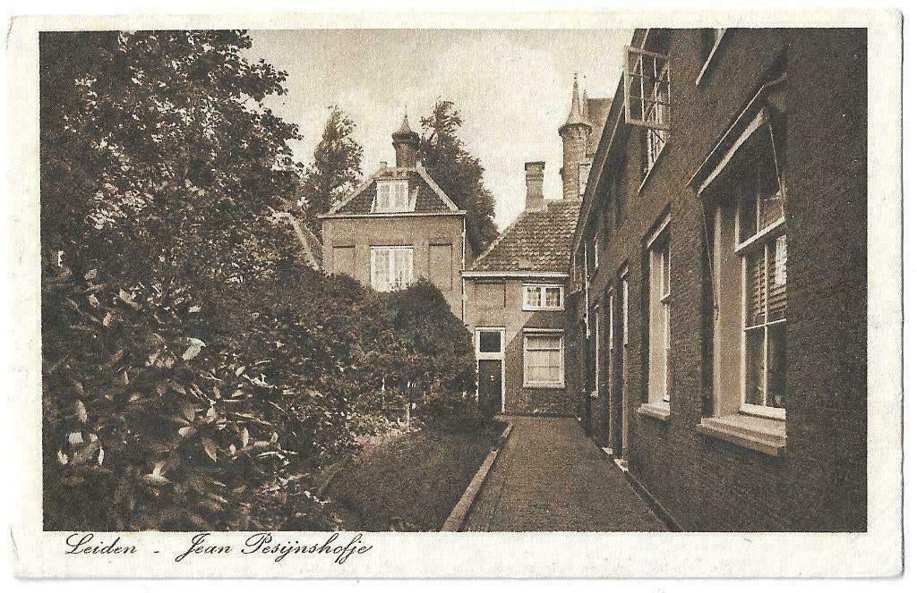 AK Leiden - Jean Pesijnhofje, Verzenden, 1920 tot 1940, Ongelopen, Zuid-Holland