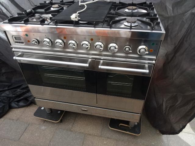 Boretti gasfornuis, 5 pits, Witgoed en Apparatuur, Fornuizen, Ophalen, Gebruikt, 60 cm of meer, Gas