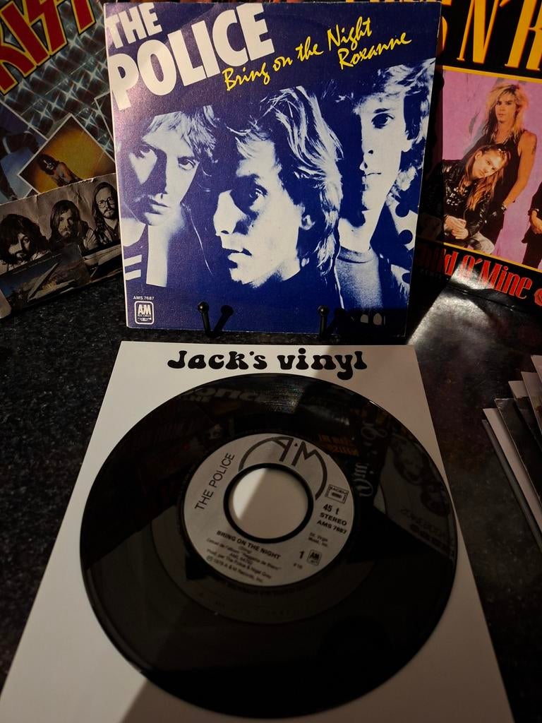 The Police - Bring on the Night / Roxanne 7 inch Single 1980, 7 inch, Ophalen of Verzenden, Fotohoes, 1970 - 1979
