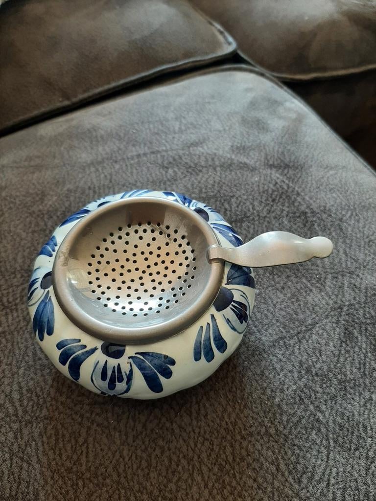 Delfts Blauw theezeefje, Ophalen of Verzenden