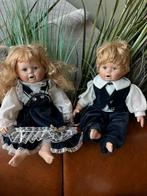 Porseleinen poppen jongen en meisje groot, Verzenden