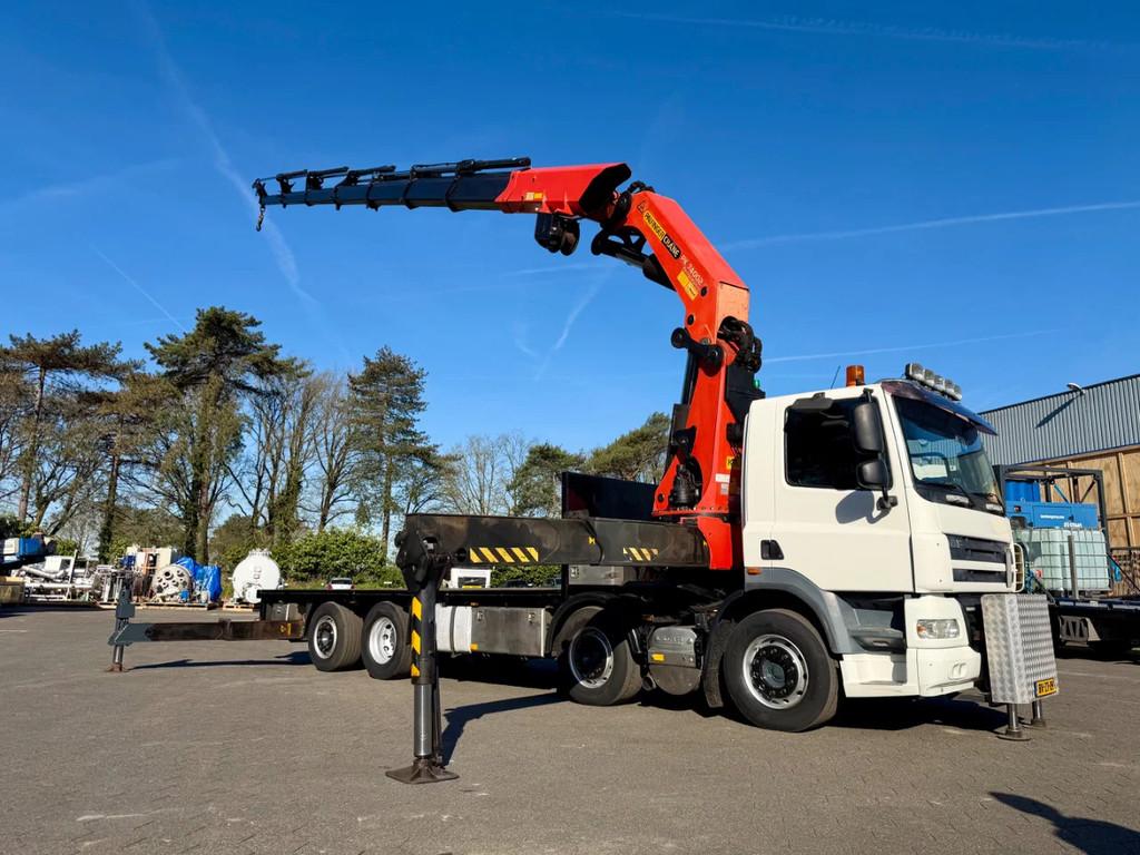 DAF CF 85 460 8x2 Palfinger PK74002 (bj 2009), Auto's, Vrachtwagens, Automaat, Euro 5, 462 pk, Wit