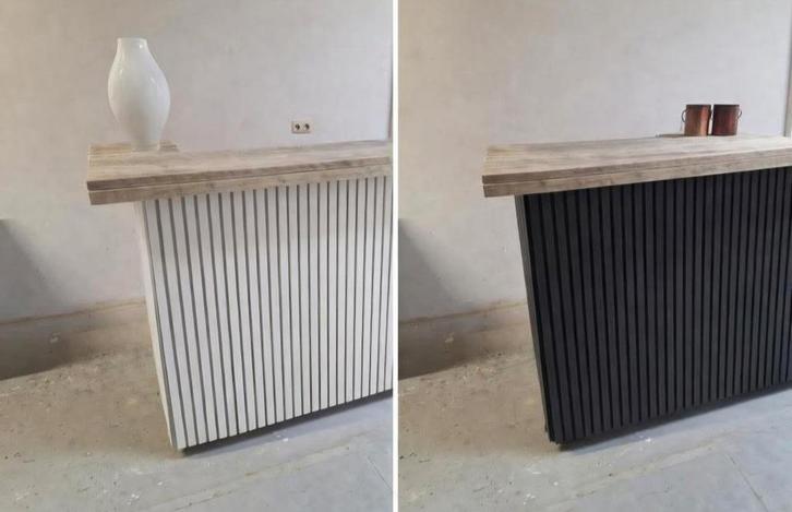 Balie bar akoestische panelen steigerhout toonbank️️, Huis en Inrichting, Woonaccessoires | Overige, Ophalen of Verzenden