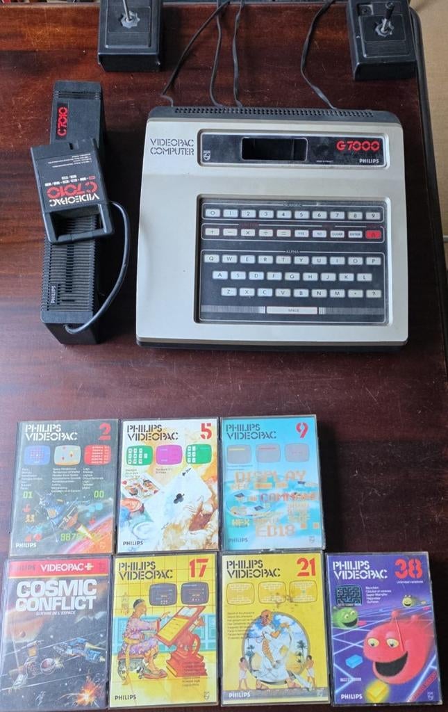 Retro Philips Videopac G7000 met schaakmodule en 7 spellen, Ophalen