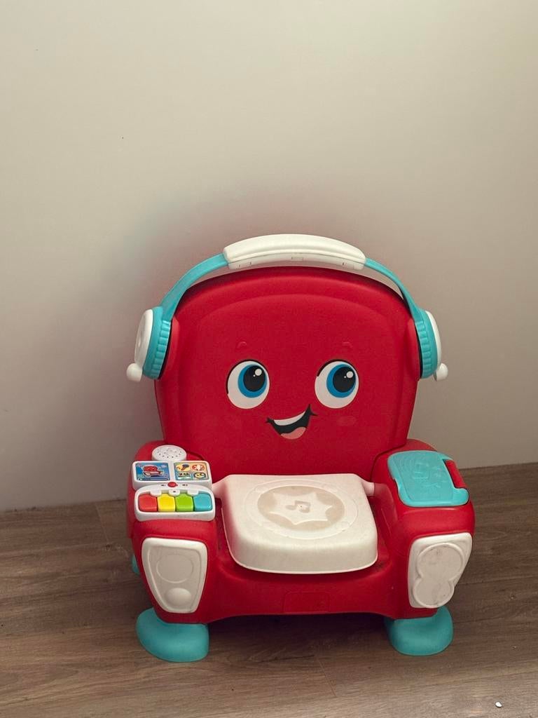 Fisher-Price Leerplezier Stoel - Interactief Speelgoed, Ophalen of Verzenden, Zo goed als nieuw, Auto, Met licht