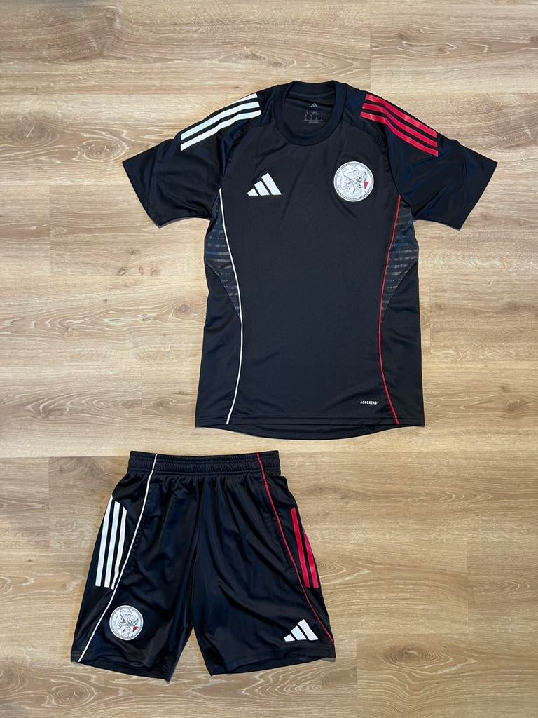 Ajax Adidas trainingsset 25/26 Maat S, Zwart, Ophalen of Verzenden, Maat 46 (S) of kleiner, Adidas