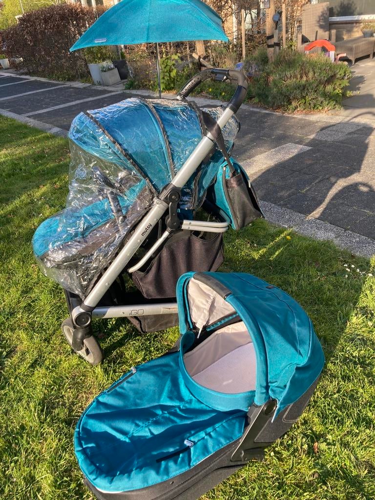 Mutsy kinderwagen+ ALLE accesoires, Ophalen of Verzenden, Zo goed als nieuw, Mutsy
