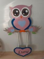 Geboortebord Uil - Handgemaakt, Ophalen, Gebruikt, Geboortebord