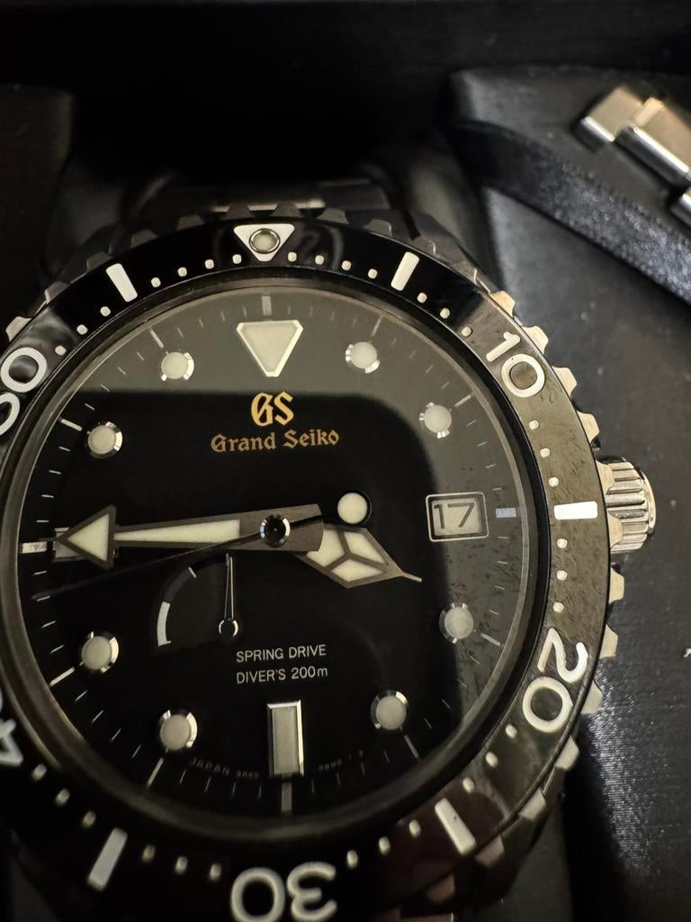 Grand Seiko Titanium Spring Drive SBGA231G, Ophalen, Zo goed als nieuw, Seiko