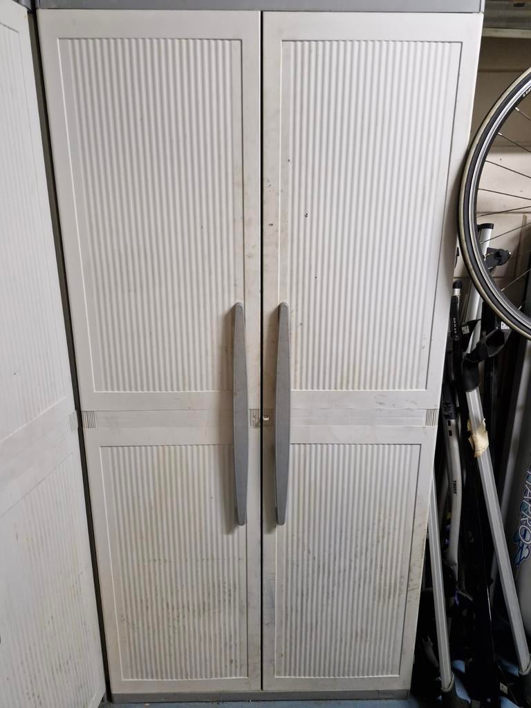 Keter garage kast 180x87x45cm, Ophalen of Verzenden, Gebruikt, Kunststof, Overige typen