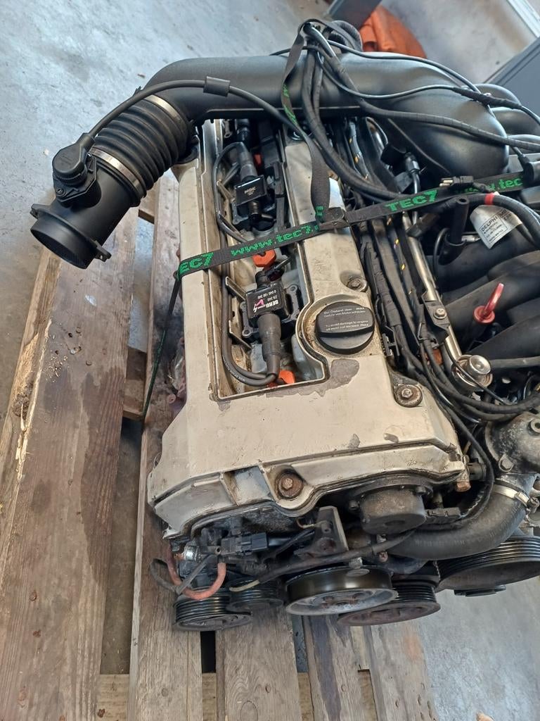 Mercedes M104 motor compleet +extra motor +3 versnellings, Ophalen of Verzenden, Gebruikt, Mercedes-Benz