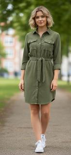 jurk Cotton Club, Kleding | Dames, Jurken, Verzenden, Zo goed als nieuw, Boven de knie, Groen