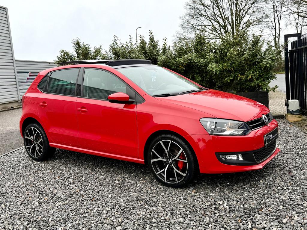 Volkswagen Polo 1.2 TSI DSG Highline Panodak|Leer|Navi|Cruis, Auto's, Volkswagen, Gebruikt, 4 cilinders, Met garantie (alle), Bedrijf