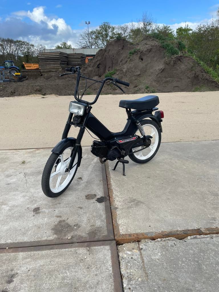 Tomos A35 50cc – zwart – bouwjaar 2011 – nette staat, Fietsen en Brommers, Brommers | Tomos, Ophalen, Gebruikt, Maximaal 45 km/u