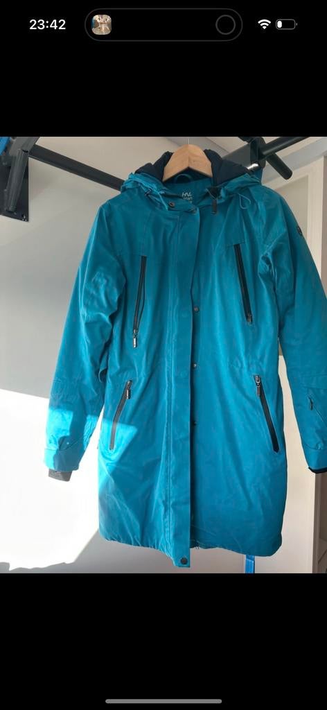 Human Nature Parka - Maat S - Blauw, Ophalen of Verzenden, Zo goed als nieuw, Maat 36 (S), Blauw