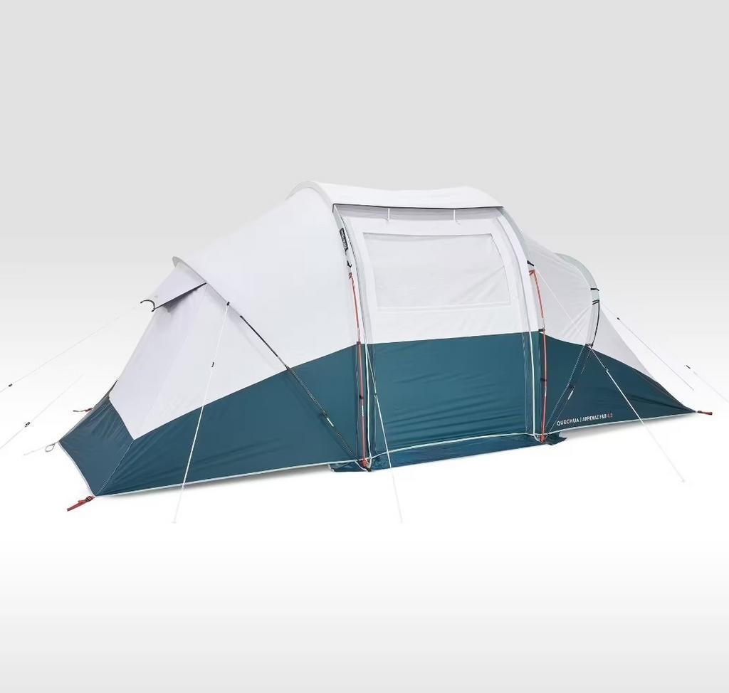 QUECHUA Koepeltent 4 persoons met 2 slaapruimtes, Caravans en Kamperen, Tenten, Ophalen of Verzenden, Zo goed als nieuw