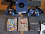 GameCube Paars met 2 controllers zelda resident evil, Online, Gebruikt, 2 spelers, Vanaf 12 jaar